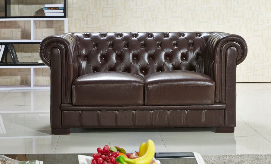 Europa 2 Seater Leather Sofa